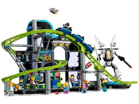 LEGO City 60421 Park Świat robotów z rollercoasterem