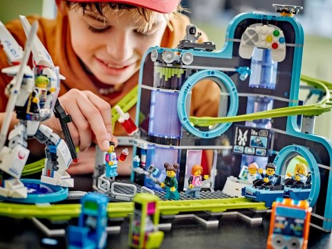 LEGO City 60421 Park Świat robotów z rollercoasterem