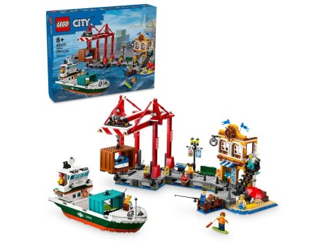 LEGO City 60422 Nadmorski port ze statkiem towarowym