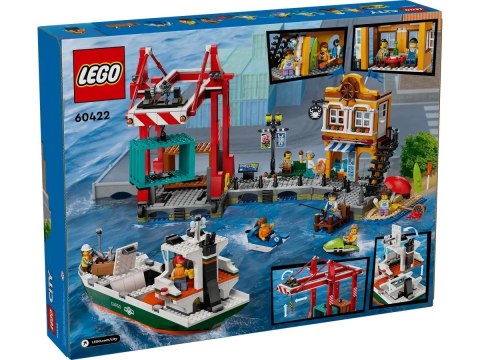 LEGO City 60422 Nadmorski port ze statkiem towarowym