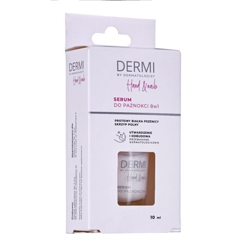 DERMI Hand&Nails Serum do paznokci odbudowa i regeneracja 8w1 10 ml