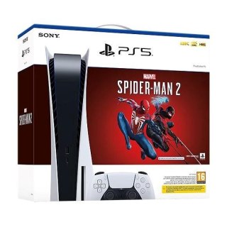 Konsola Sony PS5 Blu-ray + Spiderman 2 Voucher (WYPRZEDAŻ)