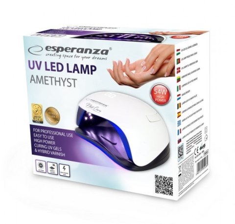 Lampa Esperanza AMETHYST EBN005 (kolor biały) (WYPRZEDAŻ)