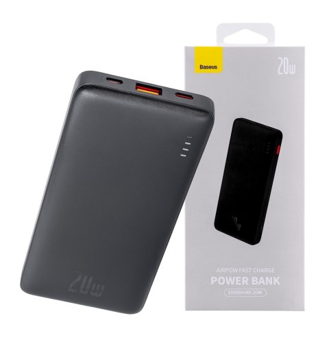 BASUES POWERBANK AIRPOW 10000MAH 20W (CZARNY)