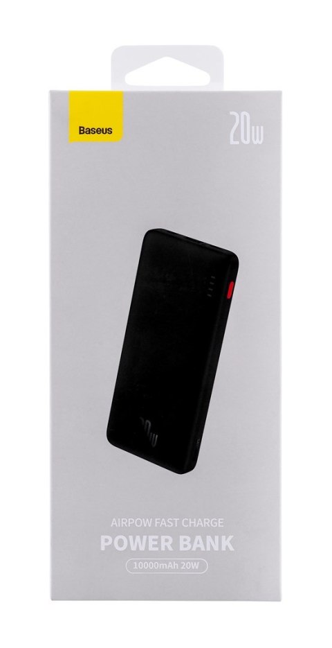 BASUES POWERBANK AIRPOW 10000MAH 20W (CZARNY)