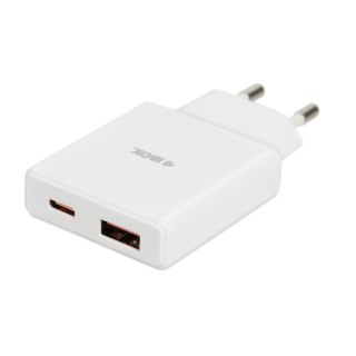 IBOX ŁADOWARKA UNIWERSALNA C-43 GAN PD30W SLIM USB A+C WHITE