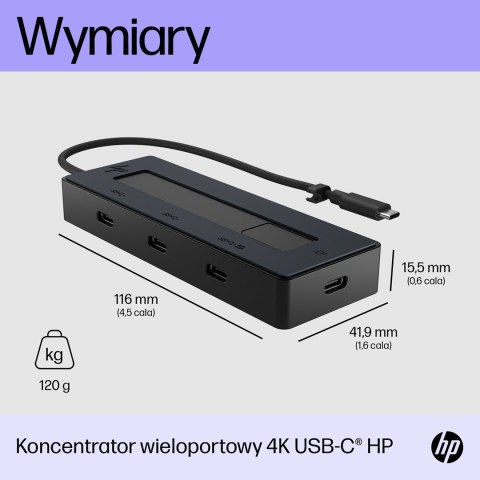 HP 4K USB-C Multiport Hub (EU)