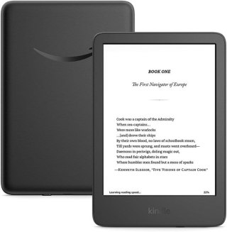 Ebook New Kindle (11th Generation) - 2024 release 6" glare-free 16GB Wi-Fi (Ad-supported) Black (WYPRZEDAŻ)