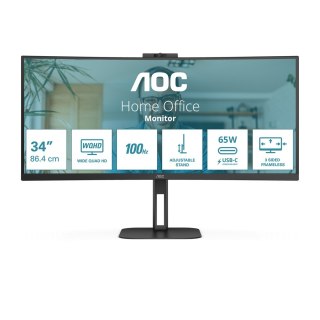 MONITOR AOC LED 34" CU34V5C/BK