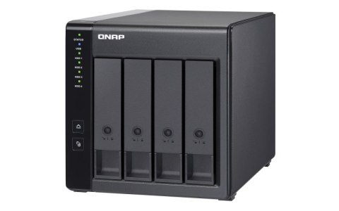 Qnap TR-004 Expansion unit ,Tower, 4x 3.5" SATA HDD, USB 3.0 type-C hardware RAID external enclosure (USB-C to USB-A cable inclu