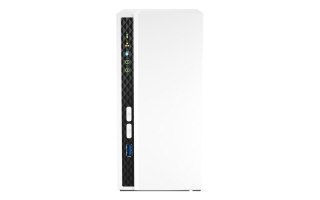 Qnap TS-233, Tower, 2 x 2.5"/3.5" SATA, ARM 2.0GHz Quad core, 2GB, 1 x 1GbE, External adapter (PSU)