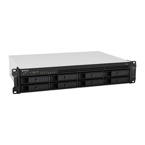 NAS Synology RS1221+, 2U RACK, 8x (3.5" SATA HDD/2.5" SATA HDD), AMD Ryzen V1500B, 4 GB DDR4 ECC SODIMM, 4x 1GbE RJ-45