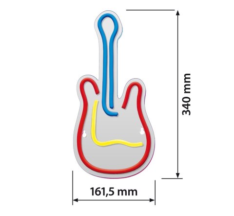 Neon LED Actis ACS-NEON GITARA