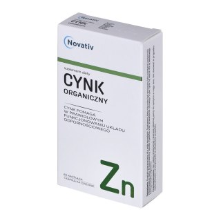 Novativ Cynk organiczny 60 kaps.