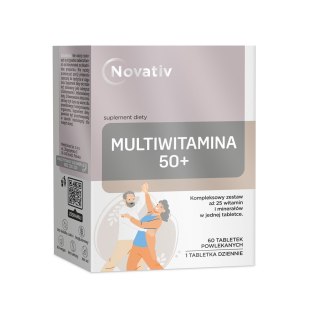 Novativ Multiwitamina 50+ 60 tabletek powlekanych