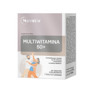 Novativ Multiwitamina 50+ 60 tabletek powlekanych