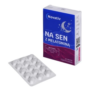 Novativ Na sen z melatoniną 30 tabletek