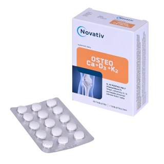 Novativ Osteo Ca+D3+K2 60 tabletek