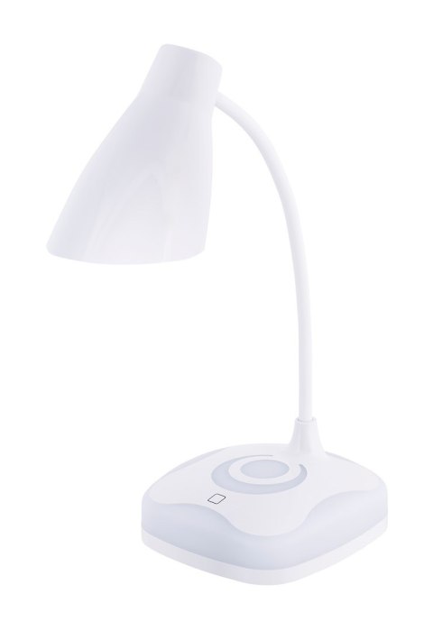 Nowoczesna lampka na biurko LED Activejet CLASSIC PLUS biała z funkcją oświetlenia nocnego