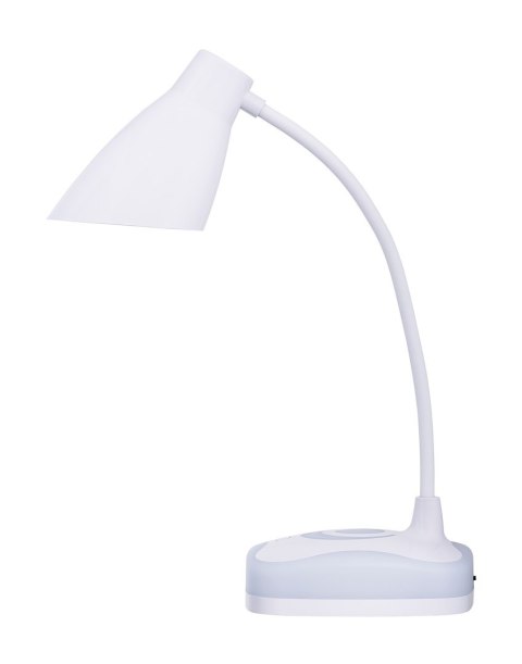 Nowoczesna lampka na biurko LED Activejet CLASSIC PLUS biała z funkcją oświetlenia nocnego