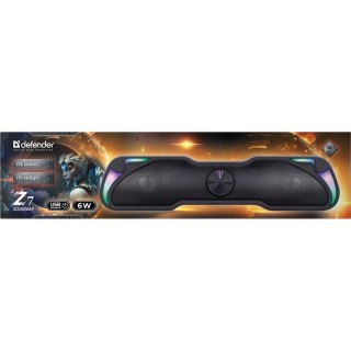 DEFENDER GŁOŚNIK SOUNDBAR Z7 6W LED USB