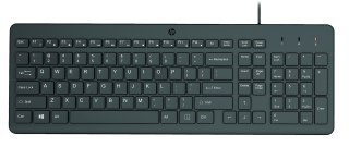 Klawiatura HP 150 Wired Keyboard przewodowa czarna 664R5AA