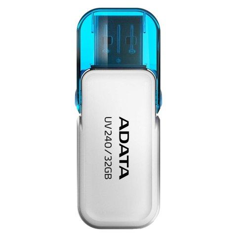 Pendrive ADATA AUV240-32G-RWH (32GB; USB 2.0; kolor biały)