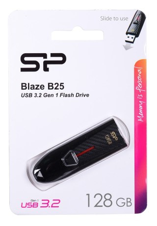 Pendrive Silicon Power Blaze B25 128GB USB 3.1 kolor czarny