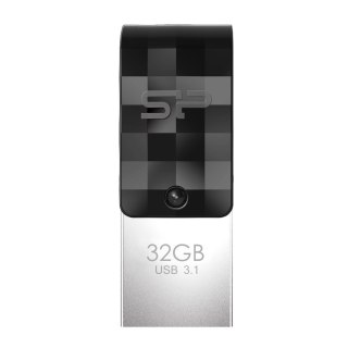 Pendrive Silicon Power Mobile C31 32GB USB 3.2 Typ-A, Typ-C Czarny