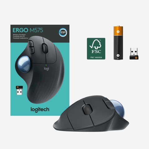 Mysz Logitech ERGO M575 Black (WYPRZEDAŻ)