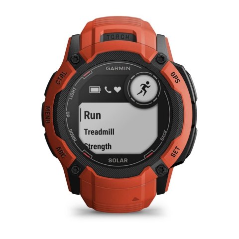 Zegarek sportowy Garmin Instinct 2X SOLAR Czerwony