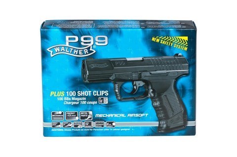 Pistolet ASG Walther P99 sprężynowy czarny