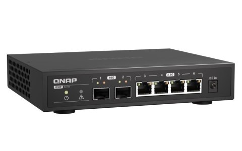 Qnap QSW-2104-2S, 4 x 2.5GbE, 2x 10GbE SFP+, unmanaged switch