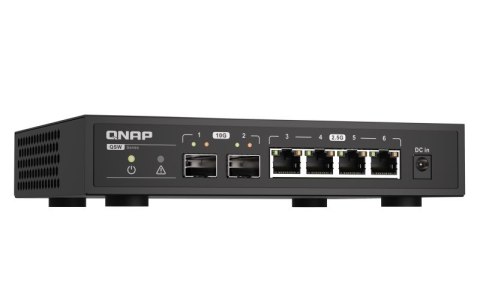 Qnap QSW-2104-2S, 4 x 2.5GbE, 2x 10GbE SFP+, unmanaged switch