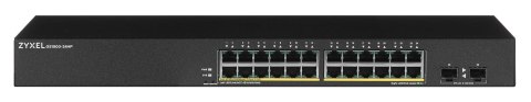 Switch Zyxel GS1900-24HP 26p PoE (PoE+: 24;) 170W Managed Gigabit