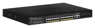 Switch Zyxel GS1920-24HP 28p PoE (PoE+: 24;) 375W Managed Gigabit