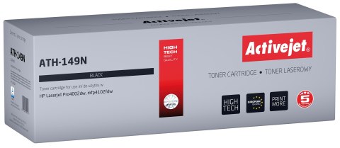 Activejet ATH-149N Toner (zamiennik HP 149A HP149A W1490A; Supreme; 2900 stron; czarny)