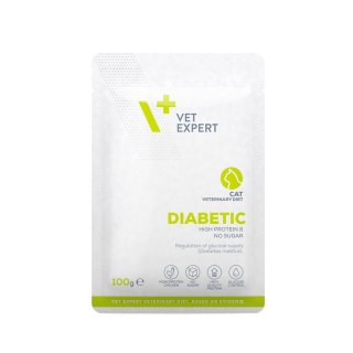 VetExpert Veterinary Diet Diabetic Cat 100g Pouch