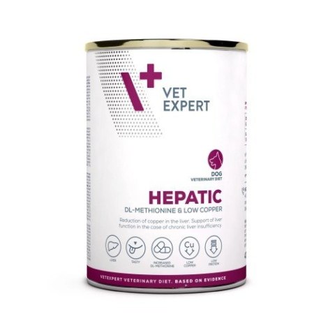 VetExpert Veterinary Diet Hepatic Dog 400g can