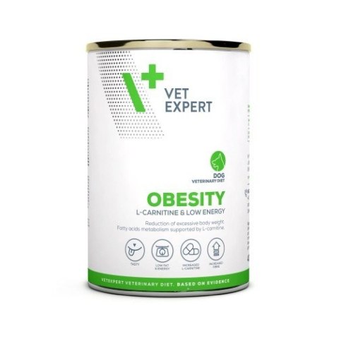 VetExpert Veterinary Diet Obesity Dog 400g can