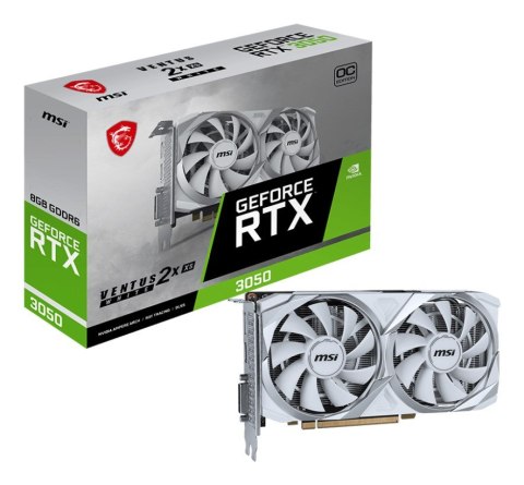 Karta graf. MSI RTX 3050 Ventus 2X XS WHITE 8G OC