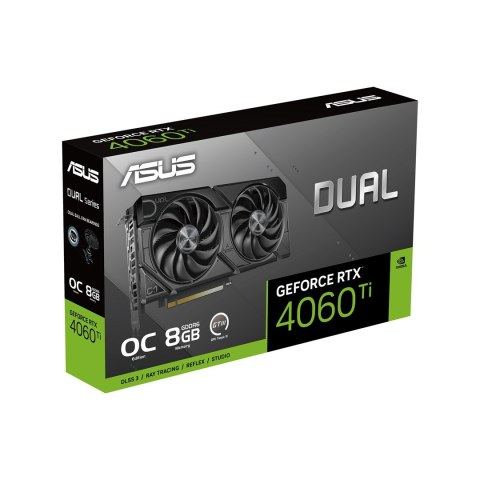 Karta graficzna ASUS Dual GeForce RTX 4060 Ti 8GB OC EVO GDDR6