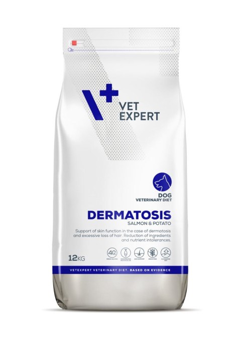 VetExpert Veterinary Diet Dermatosis dog Salmon&Potato 12kg