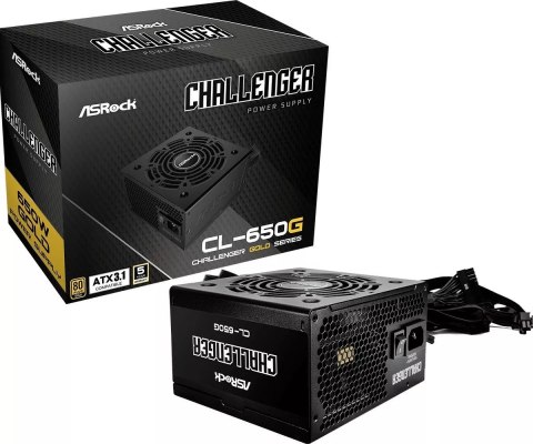 Zasilacz ASRock CHALLENGER 650W 80 Plus Gold