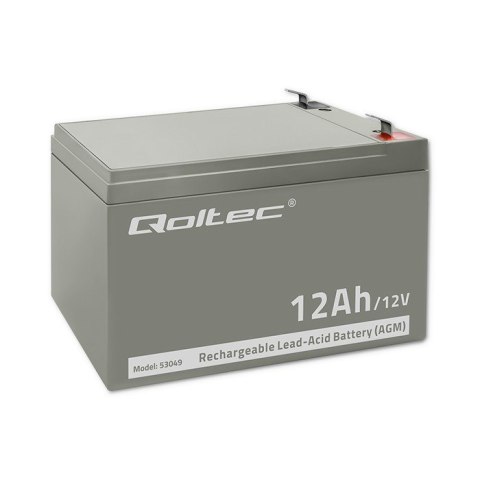 QOLTEC AKUMULATOR AGM | 12V | 12AH