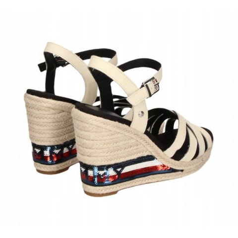 Sandały Tommy Hilfiger W High Wedge FW0FW04843