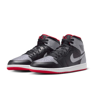 Buty NIKE Air Jordan 1 Mid - Bred Shadow - Czarny, szary DQ8426-006