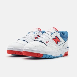 Buty New Balance 550 biały, niebieski, czerwony - BB550NCH