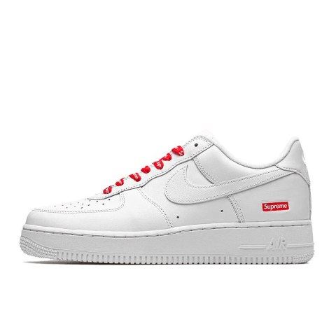 Buty sportowe NIKE Air Force 1 - Supreme Białe DN1431-102