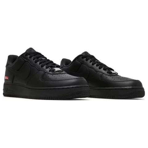 Buty sportowe NIKE Air Force 1 - Supreme Czarne CU9225-001